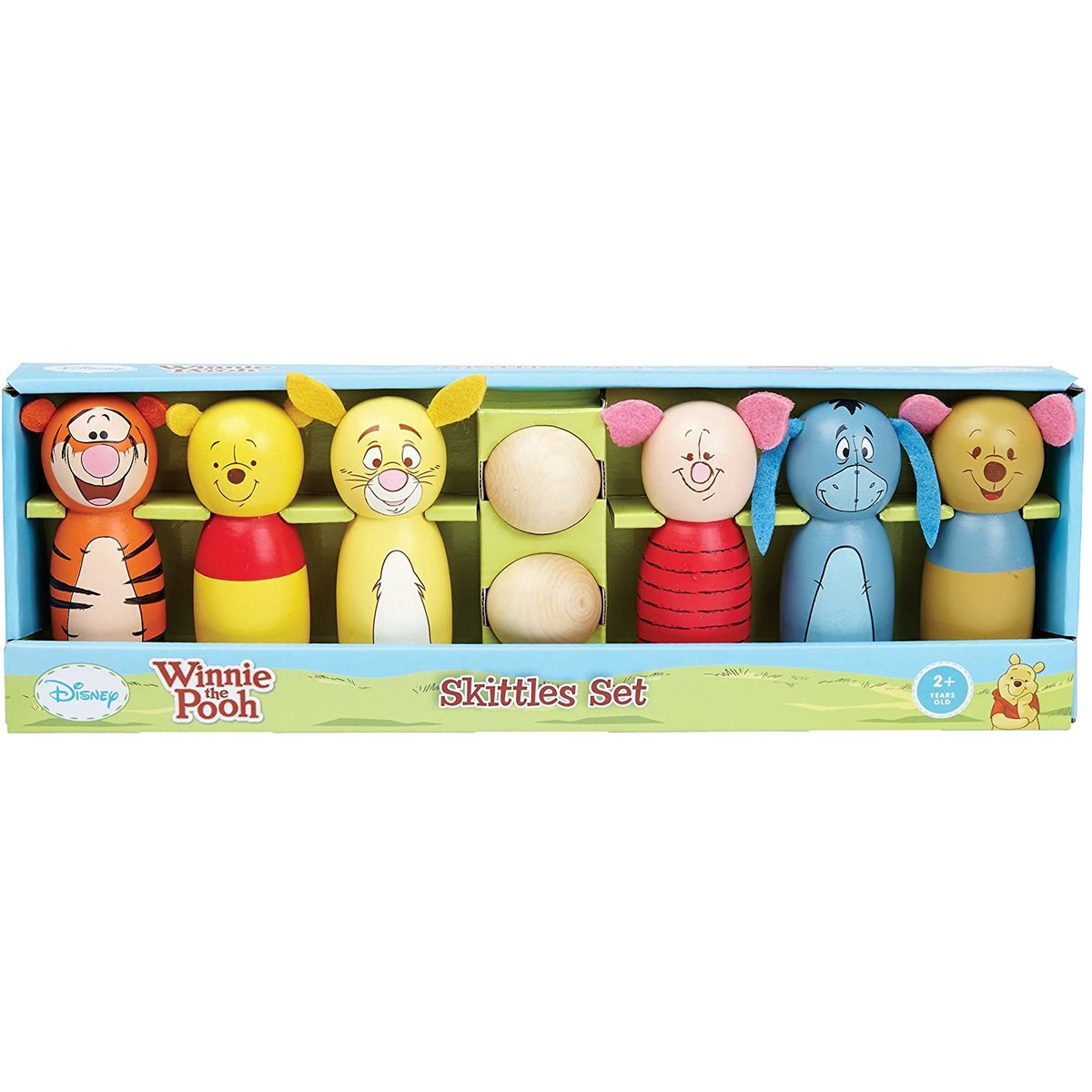 Disney Winnie The Pooh Wooden Skittles Set RRP 15.99 CLEARANCE XL 10.99